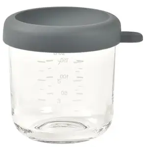 Béaba BEABA® Pot de conservation repas verre, mineral/gris pas cher