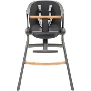 Béaba - Chaise haute évolutive fabriquée en France gris pas cher