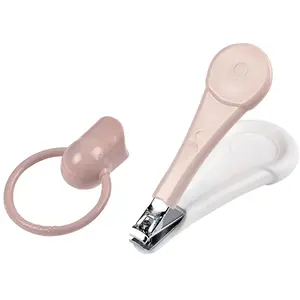 Comparateur de prix : Béaba - Coupe ongles pour bébé Rose pâle taille unique