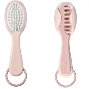 Comparateur de prix : Béaba - Peigne et brosse Rose pâle taille unique