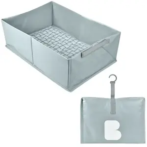 Comparateur de prix : BÉABA - Baignoire Pliable bébé Dès la Naissance - Ultra Compacte - Baignoire Pop Up Camele'o, Bleu