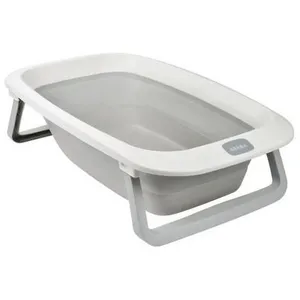 Comparateur de prix : Beaba Béaba - Baignoire Pour Bébé Pliable Et Compacte Gris - Bain/Soin