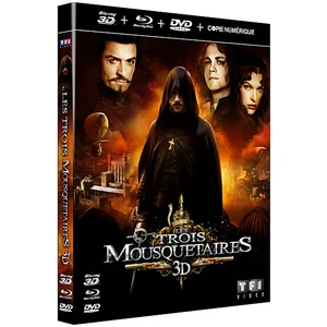 Tf1 Vidéo Les Trois Mousquetaires - Combo Blu-Ray + DVD - Versions 2D et 3D