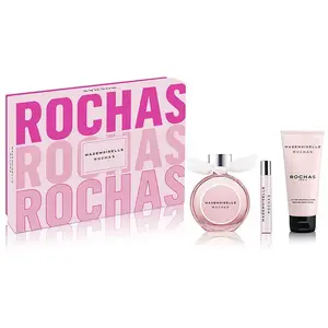 Comparateur de prix : Eau de Parfum - ROCHAS - Mademoiselle - 90ml - Set 3 Pièces - Femme