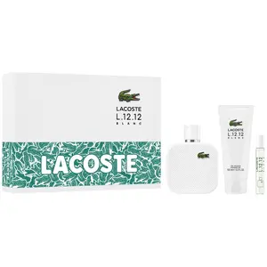 Lacoste Lacoste L.12.12 Blanc Eau de Toilette - Coffret Parfum et Gel ... pas cher