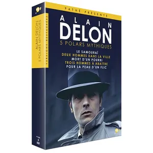 Comparateur de prix : PATHE RESTAURATIONS Coffret Alain Delon - 5 Polars Mythiques DVD