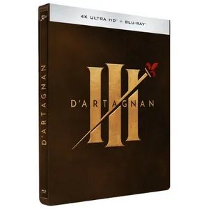Comparateur de prix : Escd Cnt Les Trois Mousquetaires - D'Artagnan - Édition SteelBook - 4K Ultra HD + Blu-ray