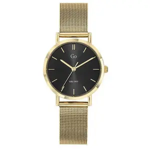 Go Mademoiselle Montre Femme Go  Girl Only 695941 - Bracelet Milanais  Acier Doré pas cher