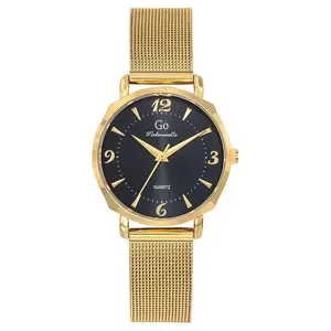 Montre femme Go Mademoiselle - 695565 Bracelet Acier Doré pas cher