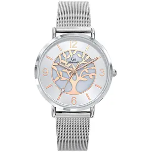 Go Mademoiselle Montre pour femme 695439 avec bracelet en acier argenté pas cher