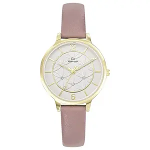 Montre Femme Go Mademoiselle Fleurs Et Papillions - 699598 Bracelet  Rose pas cher