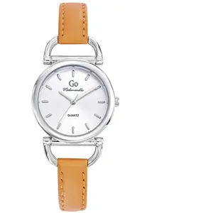 Montre femme Go Mademoiselle - 699626 Bracelet Cuir Orange pas cher