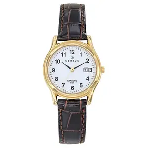 Certus Montre Femme Certus - 646330 Bracelet Cuir Marron pas cher