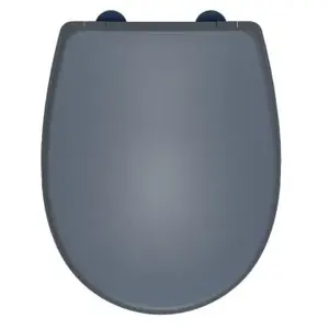 Abattant WC gris anthracite brillant Classic Bemis pas cher