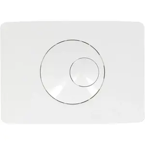Comparateur de prix : Plaque de commande NICOLL Double volume - Blanche - 0709176