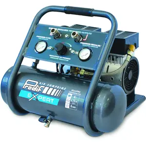 Compresseur silencieux 6 litres 0.75cv débit d4air aspir2 100l/m ProdifVendu paramazon