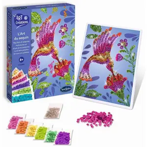 Comparateur de prix : Sentosphère Art & Créations : L'art du sequin - Colibri