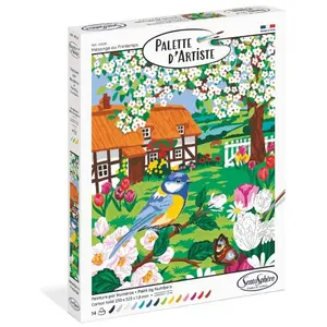 SentoSphere Palette d'artiste : mésange pas cher
