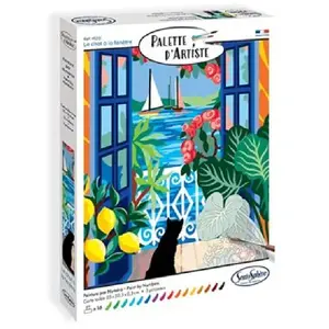 Comparateur de prix : Palette d'artiste - Le chat a la fenetre Sentosphère