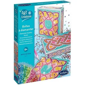 Sentosphere Sentosphère 3932500 Boîte à Strass DIY Kit de Bricolage pour Enfants et Adultes