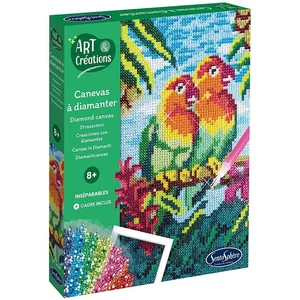 Comparateur de prix : SentoSphère Jeu créatif Art & Creations Canevas à diamanter Inseparables