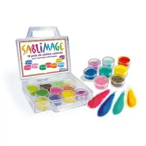 SentoSphere SALIMAGE - VALISETTE - 22 POTS DE SABLE, Colorés, [Multiple], FarbenfrohVendu paravenue-des-jeux