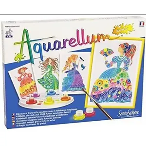 Comparateur de prix : SentoSphere Kit créatif Aquarellum Junior Princesse et Fleurs SentoSphère