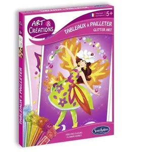 SentoSphere Kit créatif SentoSphère Art & Créations Tableaux à pailleter FéesVendu parfnac