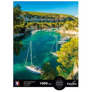 SentoSphere Sentosphère Puzzle 1000 pièces : Les Calanques de Cassis, Côte d'Azur pas cher