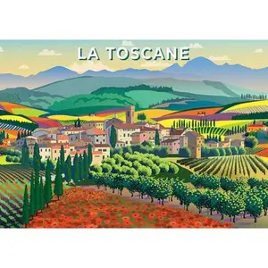 SentoSphere PUZZLE 1000 P Paysage de Toscane pas cher