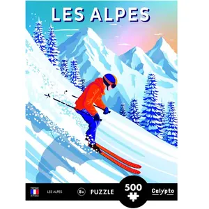 SentoSphere Puzzle 500 pièces - Les Alpes Sentosphère-7317 pas cher