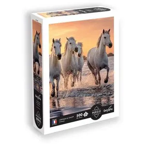 SentoSphere Puzzle 500 pièces XL : Chevaux en Camargue pas cher