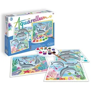 Comparateur de prix : SentoSphere Sentosphère Aquarellum "Dauphins"