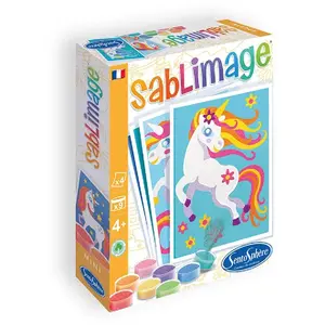 Comparateur de prix : Sentosphère SABLIMAGE MINI - LICORNES, orange, vert, rouge, bleu, blanc, noir, blanc, violet, rose