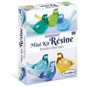 Sentosphere - mini kit résine : petits oiseaux pas cher