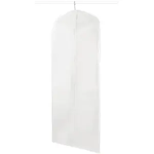 Comparateur de prix : Compactor Organisation de penderie - Housse de robe 60x137 cm, blanche RAN2978
