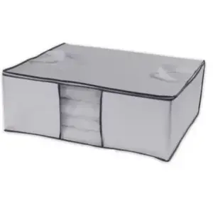 Comparateur de prix : Compactor - Boîtes de stockage - Boîte de rangement pour textiles 59x69x26 cm, blanc RAN633