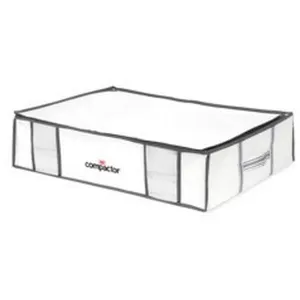 Comparateur de prix : COMPACTOR Housse de rangement sous vide, blanc, 45 x 65 x H.15.5 cm