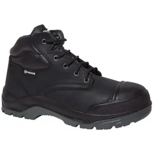 Comparateur de prix : PARADE Chaussures de sécurité hautes numex chaussures de sécurité hautes numex noir t42 cuir 42 pu double densité src - résistance au glissement sols acier e