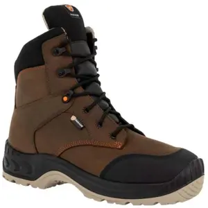 Chaussures Montantes Sans Métal Parade Norman S3 Src Marron / Noir 42 pas cher