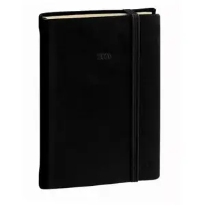 Quo Vadis Agenda Affaires Prestige Silk Semainier - Noir