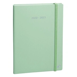 Agenda journalier Quo Vadis 2023 2024 Plan Note Pastel Vert