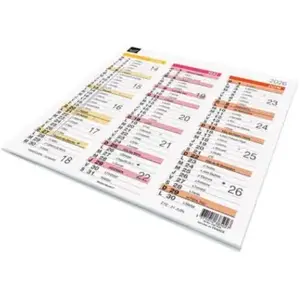 Calendrier de bureau 2025 Quo Vadis - 12 mois - Origami - 18 x 18 cm pas cher