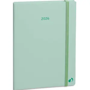 Agenda Semainier Ministre Pastel - 13mois - Vert - 10x15cm