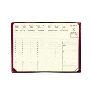 Quo Vadis Agenda semainier de poche Affaires Prestige Impala noir 2010 pas cher