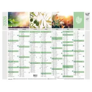 GENERIQUE Calendrier De Banque 43x33,5 Equology Papier Et Carton Recyclés pas cher