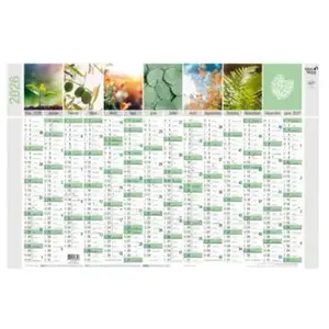 Calendrier De Banque Annuel Horizontal 67,5x43 Equology Papier Et Cart... pas cher