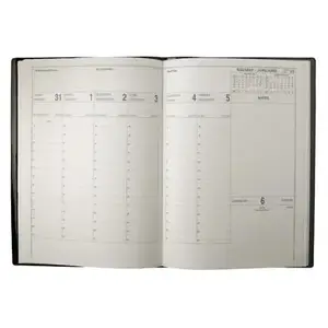 Non communiqué Agenda Semainier Exdi 21x29,7cm Noir pas cher