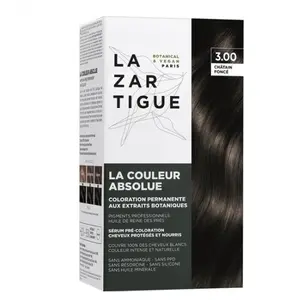 Lazartigue la couleur absolue coloration permanente 3.00 châtain foncé pas cher