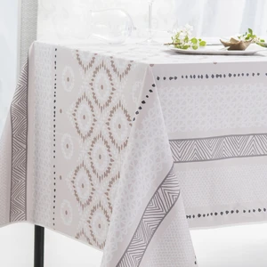 Calitex Nappe Rectangle Ottawa Toile Ciree Beige